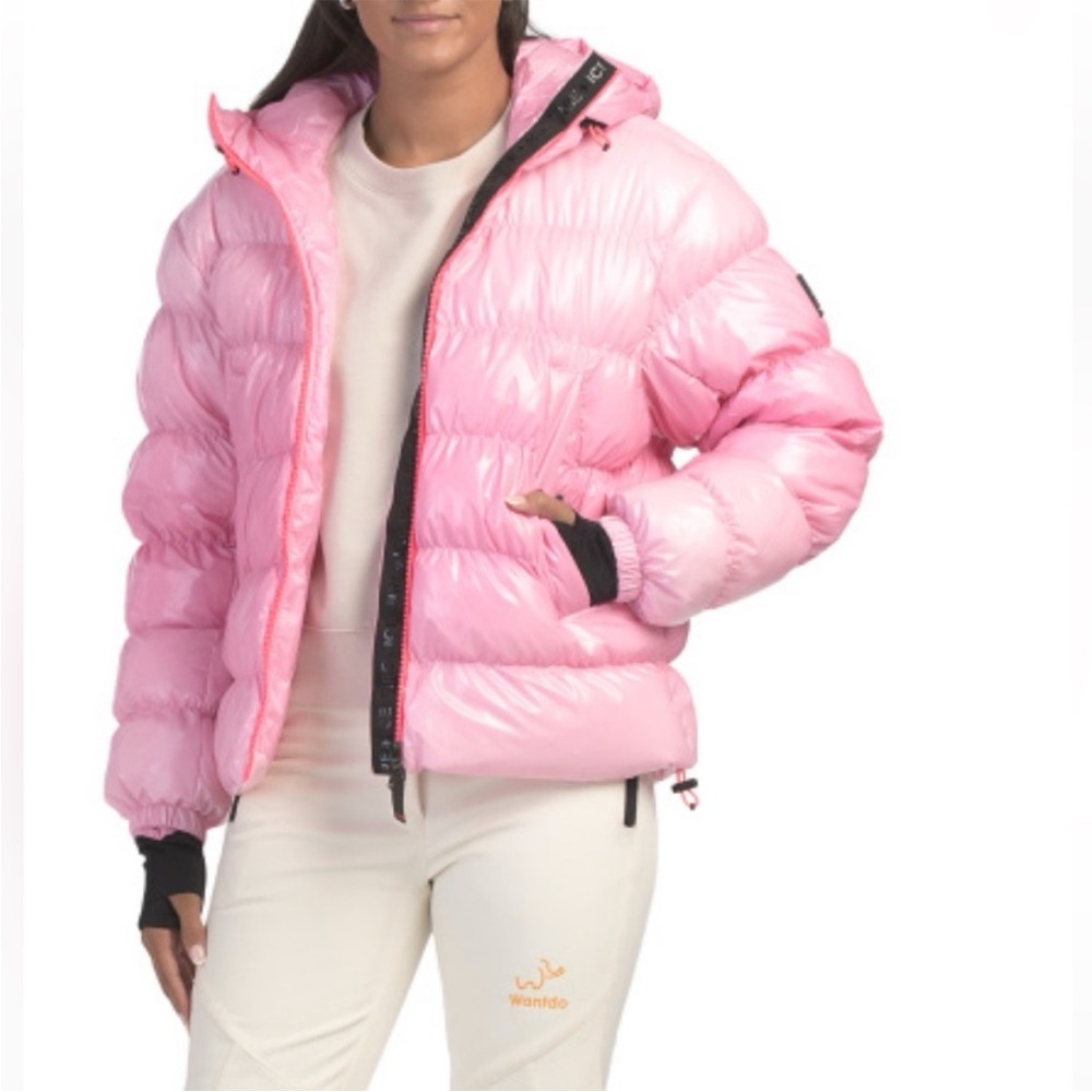 Loveshackfancy Light Pink Puffer Jacket - image 1